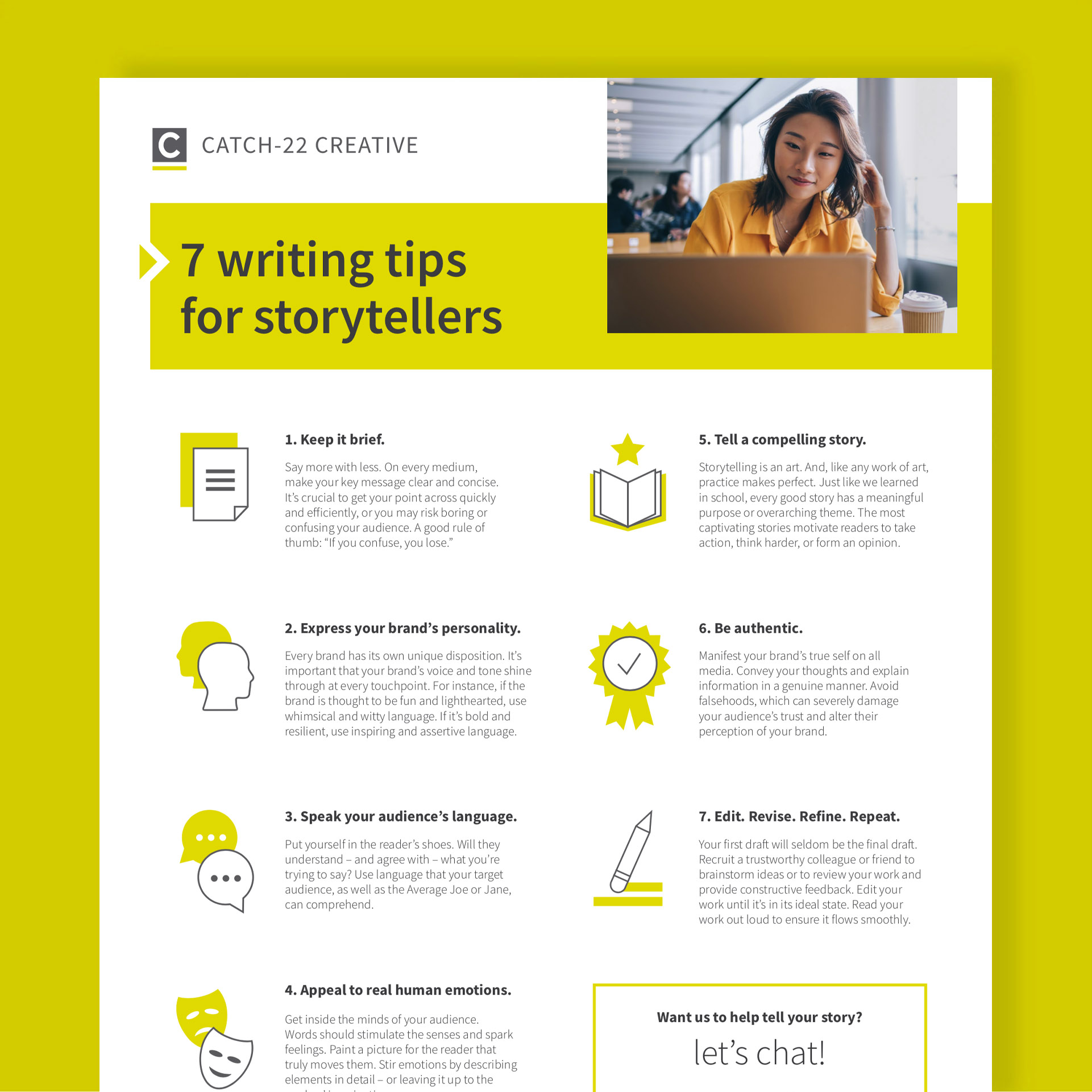 7 writing tips for storytellers