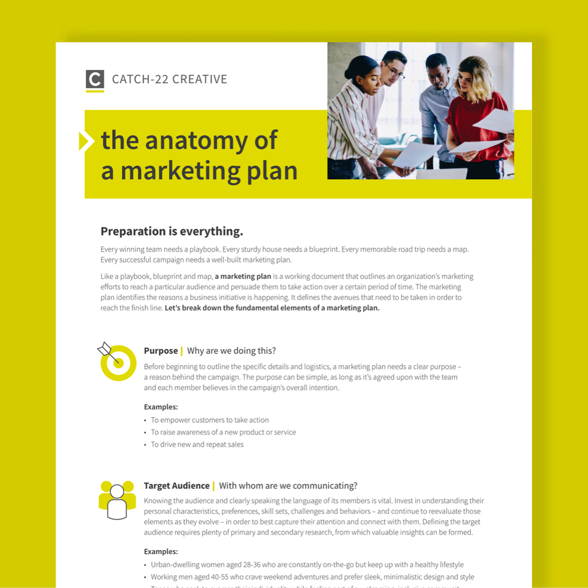 The Anatomy of a Marketing Plan